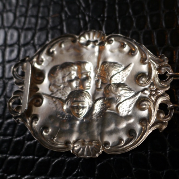 Antique Hallmarked Silver Reynolds Angels Christening Belt, Baptism Belt, Bab… - Picture 8 of 12